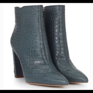 Gently worn twice, size 9.5, blue sam edelman booties.